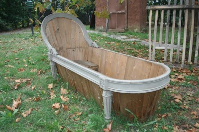 Vasca in legno teatrale